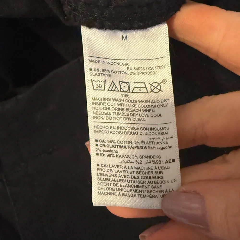 Old Navy Black Easy Chino Short 3” Inseam